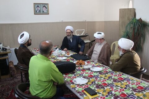 تصاویر / بازدید مدیر منطقه ۲ حوزه قائم مقام امور استانها ی حوزه های علمیه کشور از مدرسه علمیه شیخ الاسلام قزوین