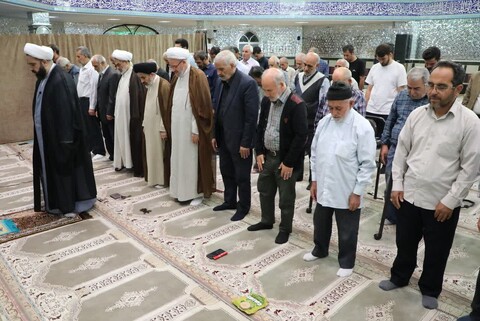 تصاویر/ حضور نماینده ولی‌فقیه در آذربایجان غربی در یکی از مساجد ارومیه