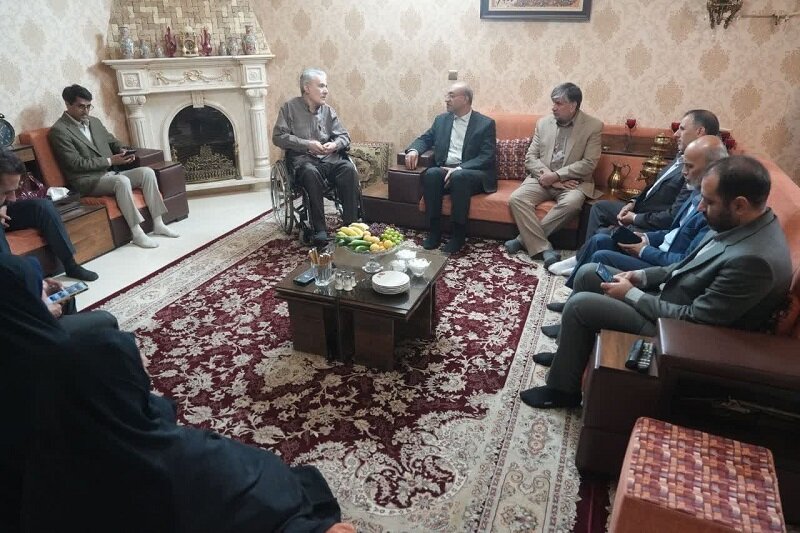 تجلیل استاندار کرمانشاه از دو جانباز سرافراز + تصاویر