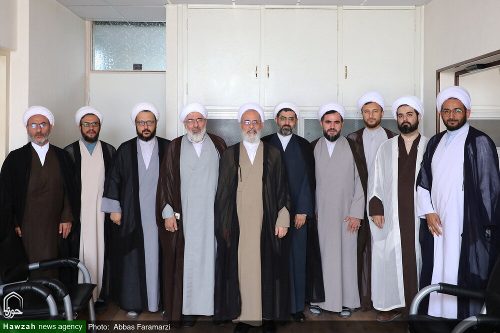 تصاویر/ دیدارمدیر و معاونین حوزه علمیه آذربایجان غربی با آیت الله اعرافی