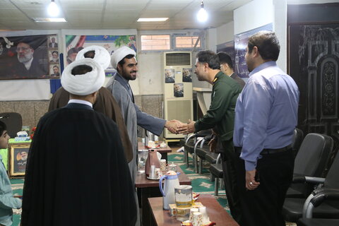 تصاویر/آیین تکریم و معارفه مدیر مدرسه علمیه موسی بن جعفر(ع) بهبهان برگزار شد