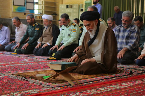 دیدار  فرمانده نیروی انتظامی استان همدان با آیت الله موسوی اصفهانی