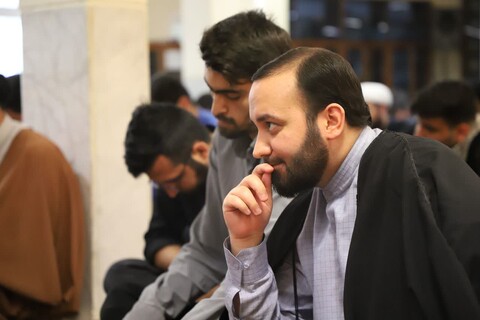 تصاویر/ درس اخلاق نماینده ولی فقیه در مدرسه علمیه ولیعصر(عج)تبریز