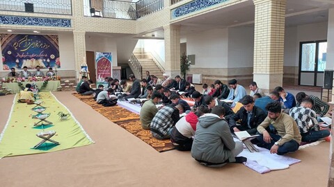 تصاویر/ درس اخلاق نماینده ولی فقیه در مدرسه علمیه ولیعصر(عج)تبریز