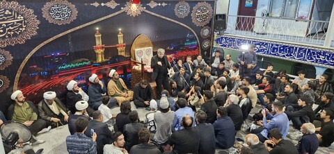 مراسم هیئت متوسلین به وداع آخر سیدالشهداء در مدرسه علمیه پارس آباد