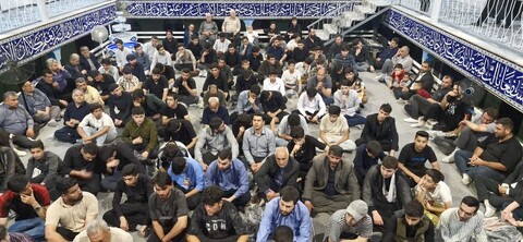 مراسم هیئت متوسلین به وداع آخر سیدالشهداء در مدرسه علمیه پارس آباد