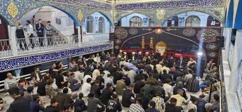 مراسم هیئت متوسلین به وداع آخر سیدالشهداء در مدرسه علمیه پارس آباد