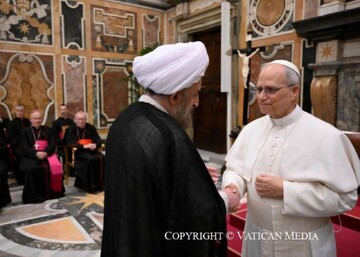 دیدار سفیر جمهوری اسلامی ایران در واتیکان با جناب پاپ لئو چهاردهم رهبر کاتولیک های جهان 