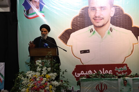 مراسم تشییع و اقامه نماز بر پیکر "شهید عماد دهیمی" در شهرستان کارون