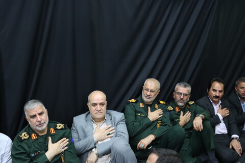 مراسم تشییع و اقامه نماز بر پیکر "شهید عماد دهیمی" در شهرستان کارون