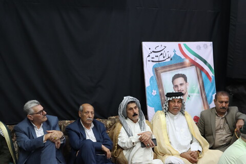 مراسم تشییع و اقامه نماز بر پیکر "شهید عماد دهیمی" در شهرستان کارون