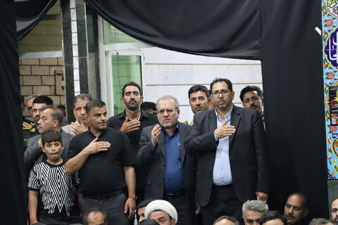 مراسم تشییع و اقامه نماز بر پیکر "شهید عماد دهیمی" در شهرستان کارون