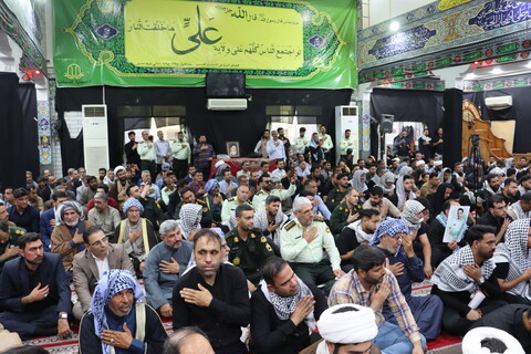 مراسم تشییع و اقامه نماز بر پیکر "شهید عماد دهیمی" در شهرستان کارون