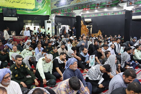 مراسم تشییع و اقامه نماز بر پیکر "شهید عماد دهیمی" در شهرستان کارون