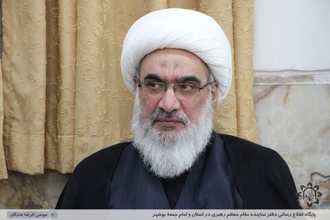 مراسم شهادت امام باقر ع در مدرسه علمیه امام خمینی ره بوشهر