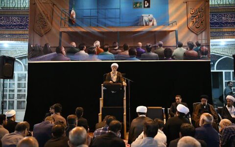 تصاویر| مراسم سوگواری شهادت حضرت امام محمد باقر(ع) در شهرستان آباده