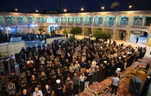 تصاویر| مراسم سوگواری شهادت حضرت امام محمد باقر(ع) در شهرستان آباده