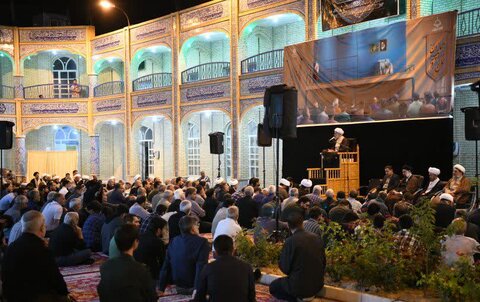 تصاویر| مراسم سوگواری شهادت حضرت امام محمد باقر(ع) در شهرستان آباده