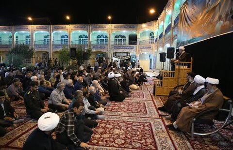 تصاویر| مراسم سوگواری شهادت حضرت امام محمد باقر(ع) در شهرستان آباده