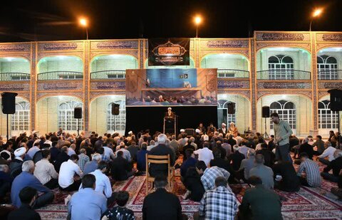 تصاویر| مراسم سوگواری شهادت حضرت امام محمد باقر(ع) در شهرستان آباده