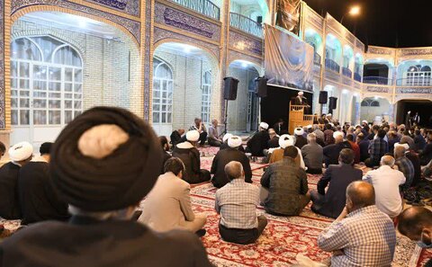 تصاویر| مراسم سوگواری شهادت حضرت امام محمد باقر(ع) در شهرستان آباده