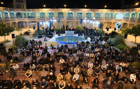 تصاویر| مراسم سوگواری شهادت حضرت امام محمد باقر(ع) در شهرستان آباده