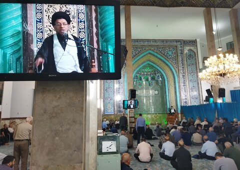تصاویر/ نشست حوزه و مرزبانی انقلاب اسلامی در مسجد جامع نارمک