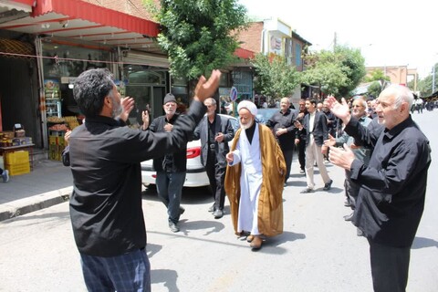 تصاویر/ سوگواری مردم بناب در سالروز شهادت امام محمدباقر (ع)