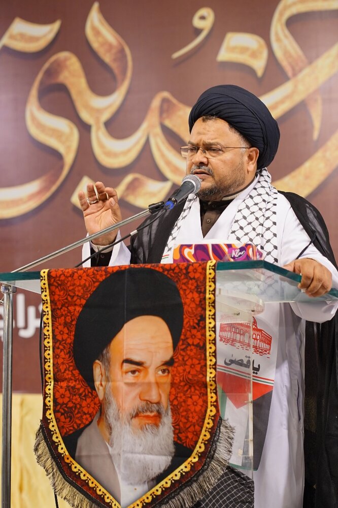 رئیس تحریک بیداری امت مصطفای پاکستان: پیام انقلابی امام خمینی(ره)، تنها راه نجات امت اسلامی است