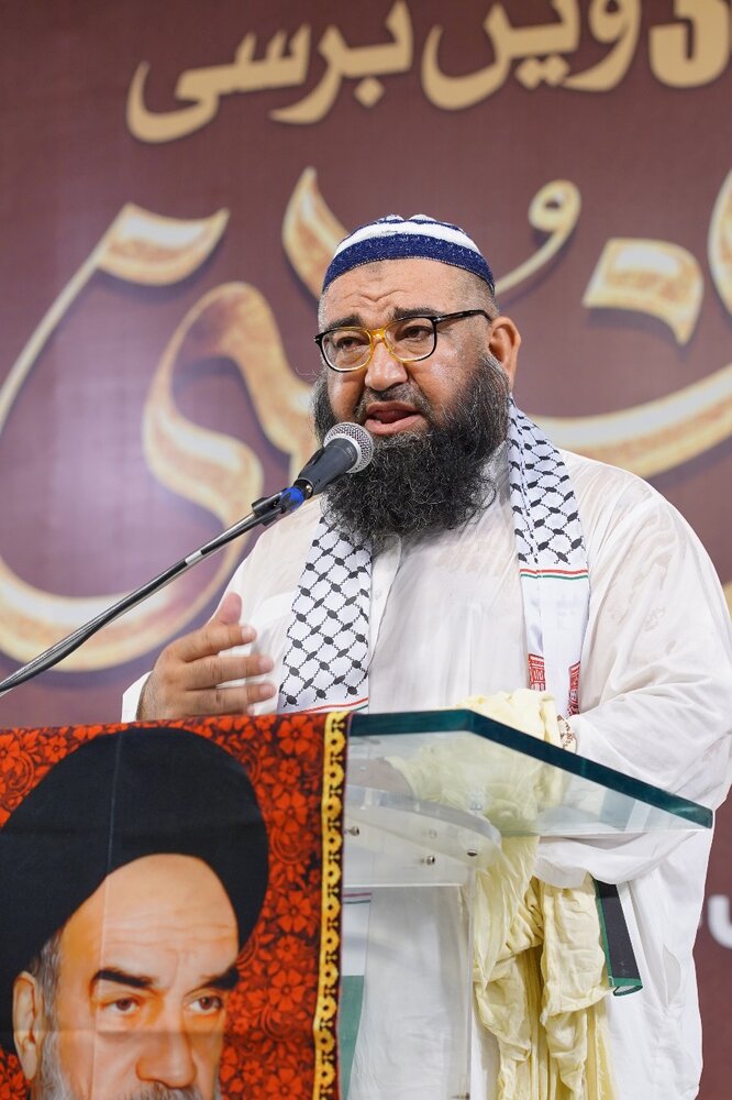 رئیس تحریک بیداری امت مصطفای پاکستان: پیام انقلابی امام خمینی(ره)، تنها راه نجات امت اسلامی است