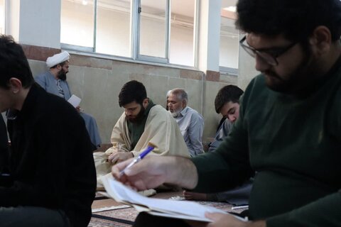 تصاویر/ برگزاری امتحانات نیمسال دوم در مدرسه علمیه امام خمینی (ره) ارومیه