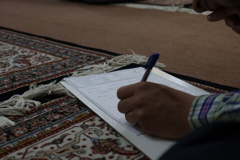 تصاویر/ برگزاری امتحانات نیمسال دوم در مدرسه علمیه امام خمینی (ره) ارومیه