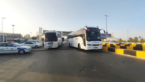 تصاویر / بدرقه کاروان های اعزامی به مرقد امام خمینی (ره)