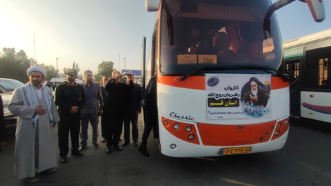 تصاویر / بدرقه کاروان های اعزامی به مرقد امام خمینی (ره)