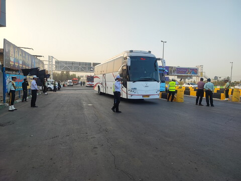 تصاویر / بدرقه کاروان های اعزامی به مرقد امام خمینی (ره)