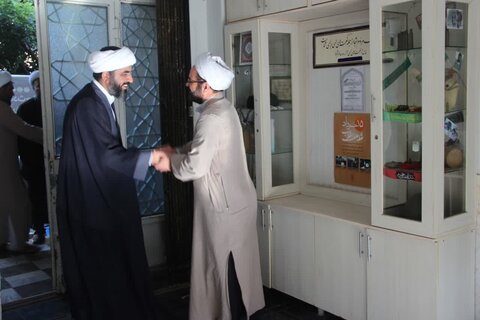 تصاویر / دیدار مسئول مرکز راهبردی جذب حوزه های علمیه کشور با نماینده ولی فقیه در استان قزوین