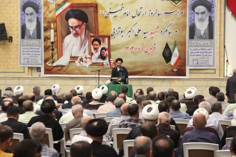 تصاویر / مراسم سالگرد ارتحال حضرت امام خمینی (ره) در قزوین