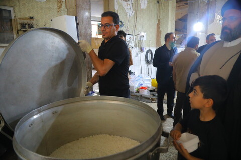 تصاویر / ایستگاه صلواتی کتائب سیدالشهداء عراق بمناسبت رحلت امام خمینی (ره)