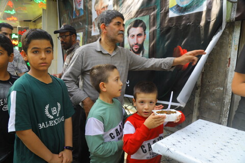 تصاویر / ایستگاه صلواتی کتائب سیدالشهداء عراق بمناسبت رحلت امام خمینی (ره)