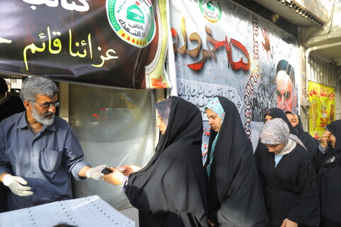 تصاویر / ایستگاه صلواتی کتائب سیدالشهداء عراق بمناسبت رحلت امام خمینی (ره)