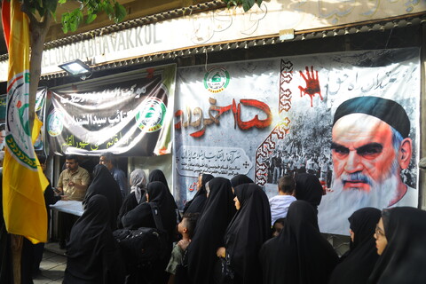 تصاویر / ایستگاه صلواتی کتائب سیدالشهداء عراق بمناسبت رحلت امام خمینی (ره)