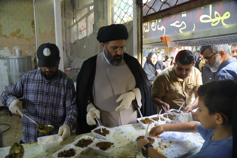 تصاویر / ایستگاه صلواتی کتائب سیدالشهداء عراق بمناسبت رحلت امام خمینی (ره)