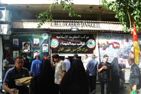 تصاویر / ایستگاه صلواتی کتائب سیدالشهداء عراق بمناسبت رحلت امام خمینی (ره)