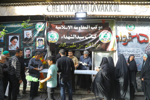 تصاویر / ایستگاه صلواتی کتائب سیدالشهداء عراق بمناسبت رحلت امام خمینی (ره)