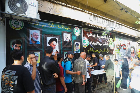 تصاویر / ایستگاه صلواتی کتائب سیدالشهداء عراق بمناسبت رحلت امام خمینی (ره)