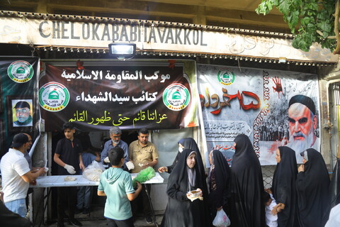 تصاویر / ایستگاه صلواتی کتائب سیدالشهداء عراق بمناسبت رحلت امام خمینی (ره)