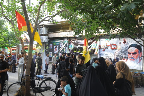 تصاویر / ایستگاه صلواتی کتائب سیدالشهداء عراق بمناسبت رحلت امام خمینی (ره)