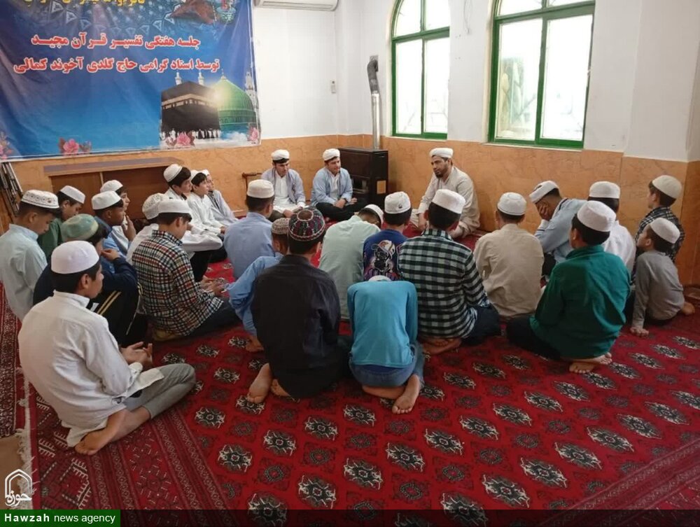 برگزاری محفل انس با قرآن طلاب بسیجی اهل سنت جرگلان