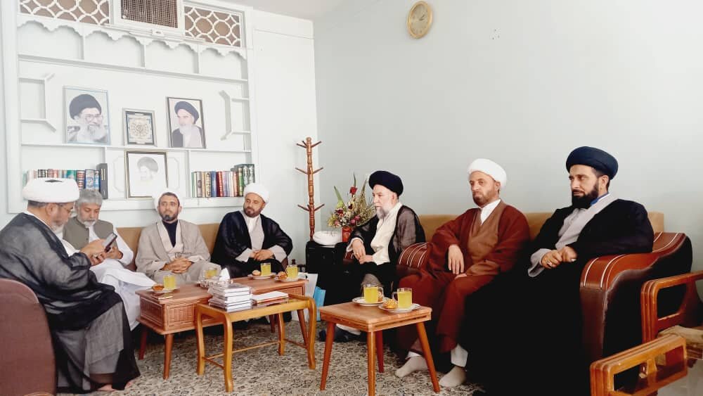 جامعہ روحانیت خیبرپختونخوا کے وفد کی علامہ شبیر میثمی سے ملاقات