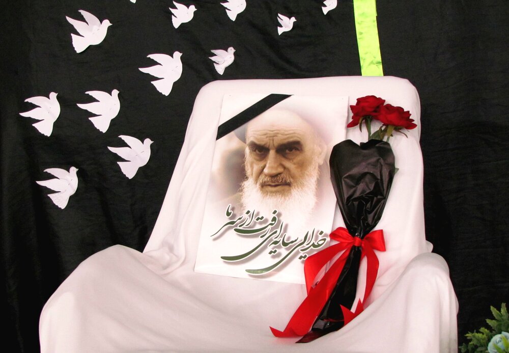 مراسم سی‌وششمین سالگرد ارتحال امام خمینی(ره) در خارگ برگزار شد